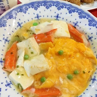 ☆★豆腐のカニカマ卵餡かけ♪★☆